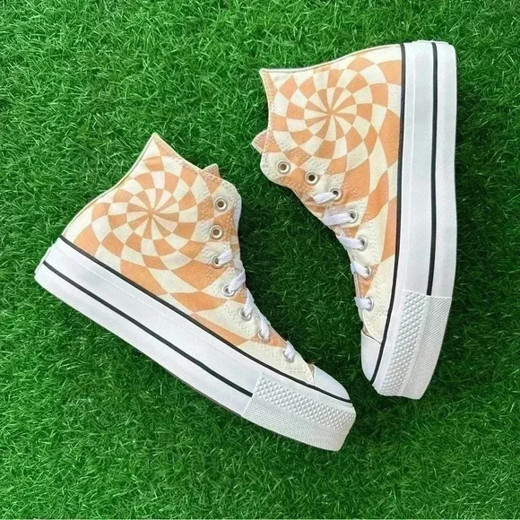 Converse Chuck Taylor All Star Lift Hi Orange Candy - Picture 4 of 8